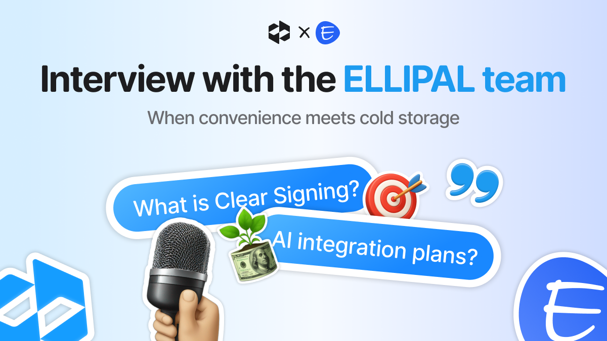 Interview with ELLIPAL about cold wallet security and the technology behind the Titan 2.0 and X Card.