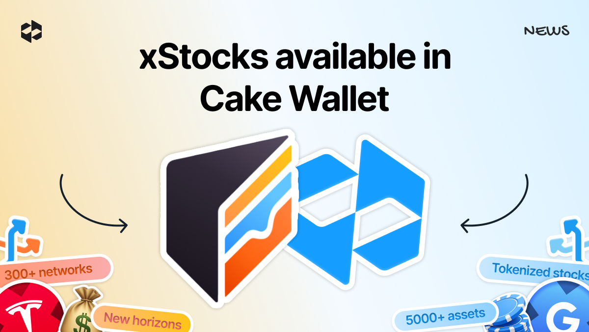 LetsExchange powers xStocks trading in the Cake Wallet.
