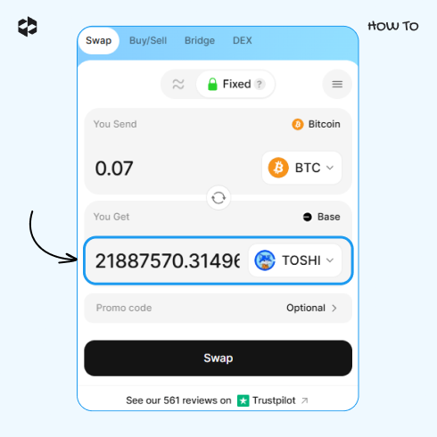 Pick the coin to receive
